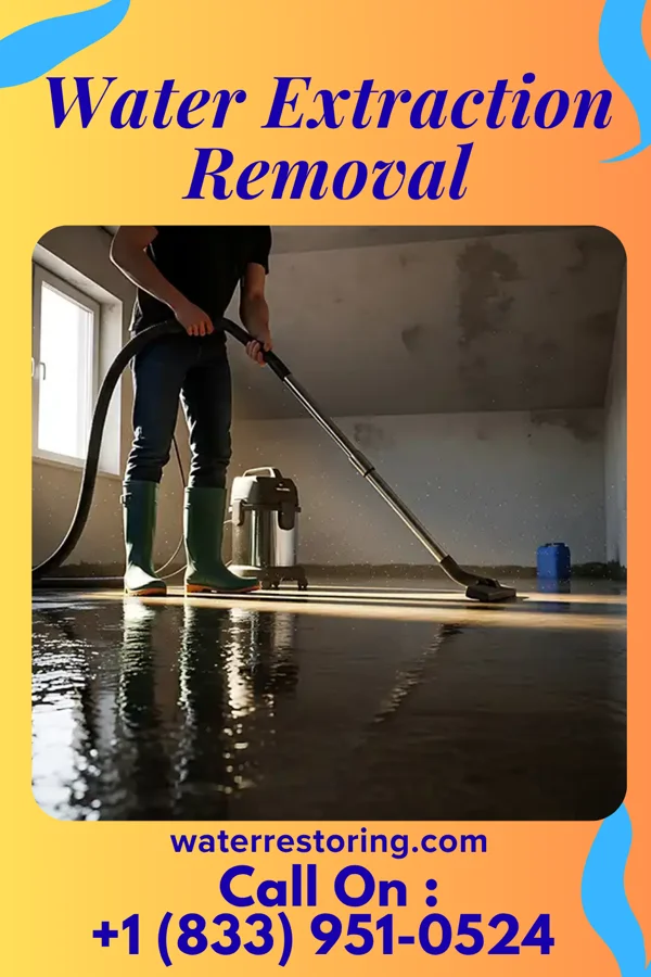 Water Extraction Removal in Saranap, CA
